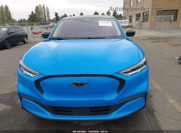 3FMTK2R71NMA40722 2022 FORD MUSTANG MACH-E Blue Вид щитка приладів
