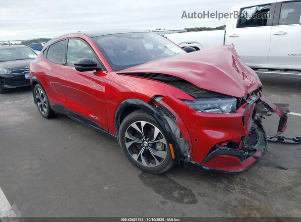 3FMTK3R78MMA02716 2021 FORD MUSTANG MACH-E PREMI Красный Передняя правая четверть