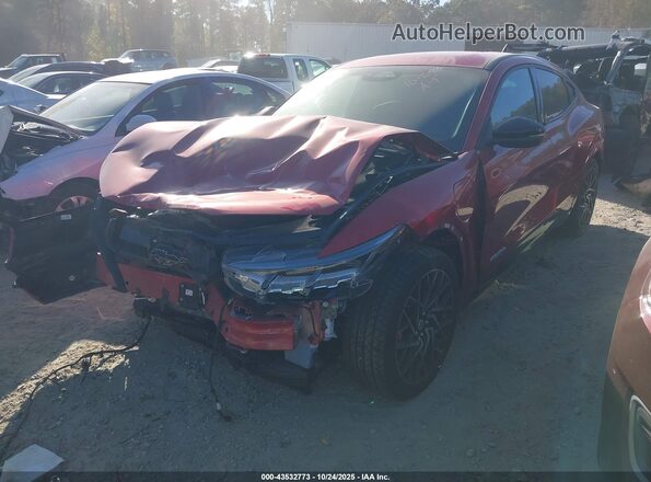 3FMTK4SXXMME02275 2021 FORD MUSTANG MACH-E Red Vista tres cuartos delantera izquierda