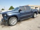 2020 Chevrolet Silverado K1500 Custom Blue vin: 3GCPYBEK7LG342042