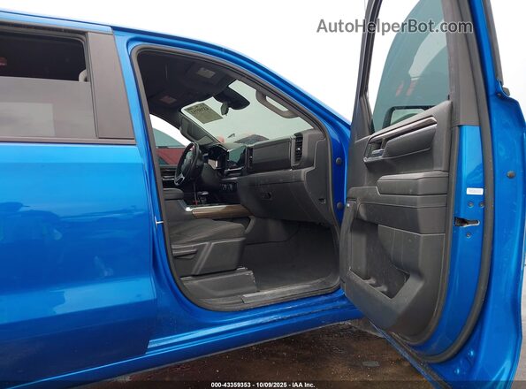 3GCUDFED8NG684805 2022 CHEVROLET SILVERADO Blue Widok wnętrza z przodu