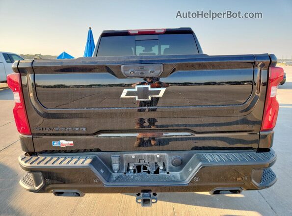 3GCUDFET4NG551059 2022 CHEVROLET SILVERADO Black Vista trasera