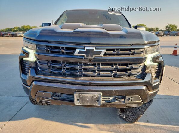 3GCUDFET4NG551059 2022 CHEVROLET SILVERADO Black Vista frontal