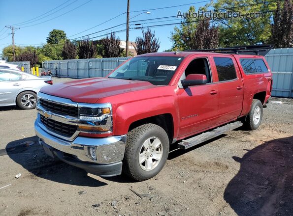 3GCUKREC8JG628419 2018 CHEVROLET 1500 Красный Передняя левая четверть