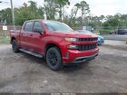 2020 Chevrolet Silverado 1500 4wd  Short Bed Custom Burgundy vin: 3GCUYBEF4LG207333