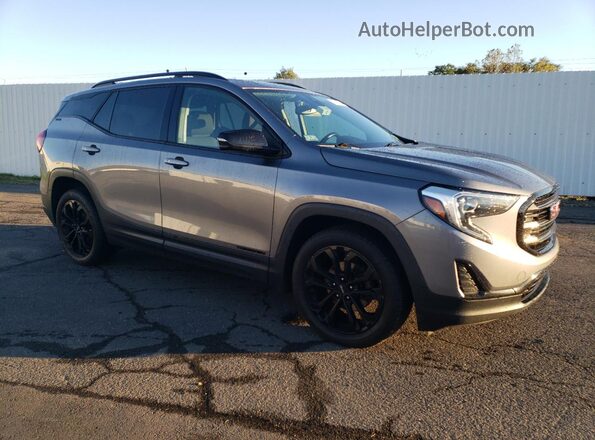 3GKALMEV7LL225874 2020 GMC TERRAIN Серый Передняя правая четверть