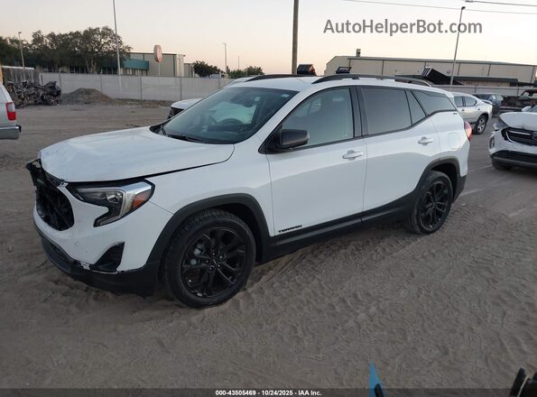 3GKALPEV9ML382521 2021 GMC TERRAIN Белый Передняя левая четверть