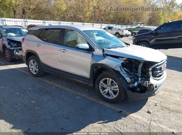 3GKALTEV3ML384970 2021 GMC TERRAIN Silver Front right