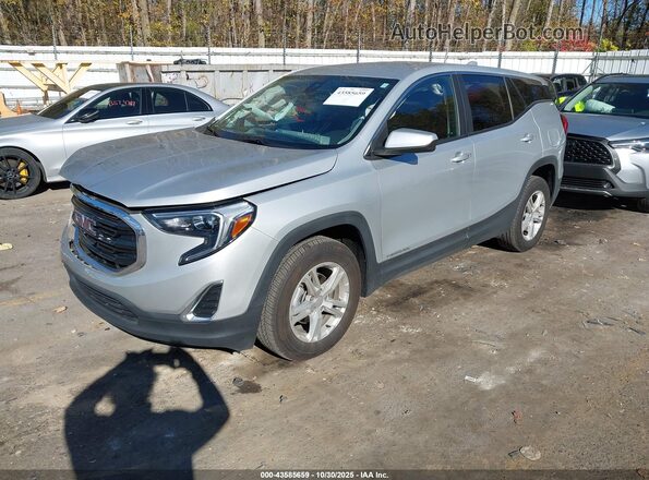 3GKALTEV3ML384970 2021 GMC TERRAIN Silver Front left