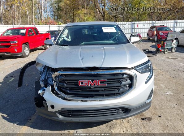 3GKALTEV3ML384970 2021 GMC TERRAIN Silver Instrument cluster view