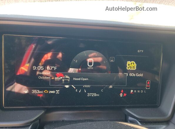 3GKALUEG6SL302279 2025 GMC TERRAIN Red Widok zestawu wskaźników