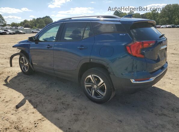 3GKALVEV2LL115904 2020 GMC TERRAIN Blue Trasero izquierdo