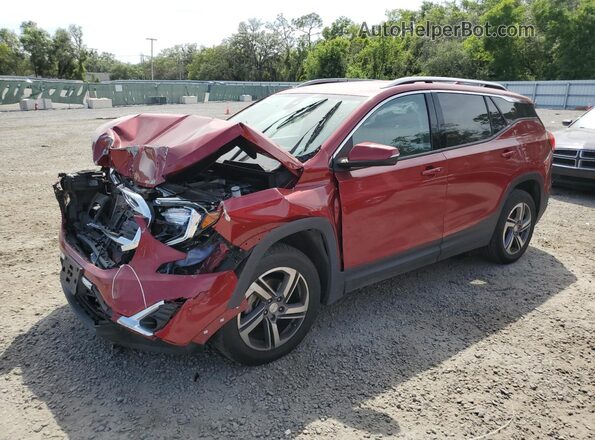 3GKALVEV3ML300044 2021 GMC TERRAIN Бордовый Передняя левая четверть