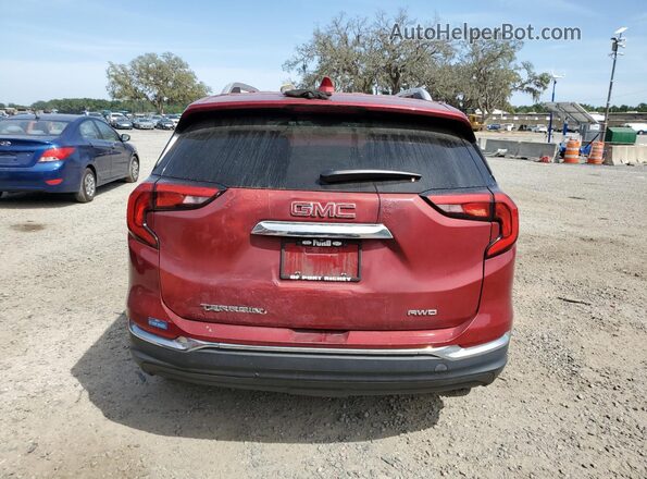 3GKALVEV3ML300044 2021 GMC TERRAIN Бордовый Вид сзади