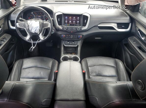 3GKALVEV3ML300044 2021 GMC TERRAIN Бордовый Вид панели приборов