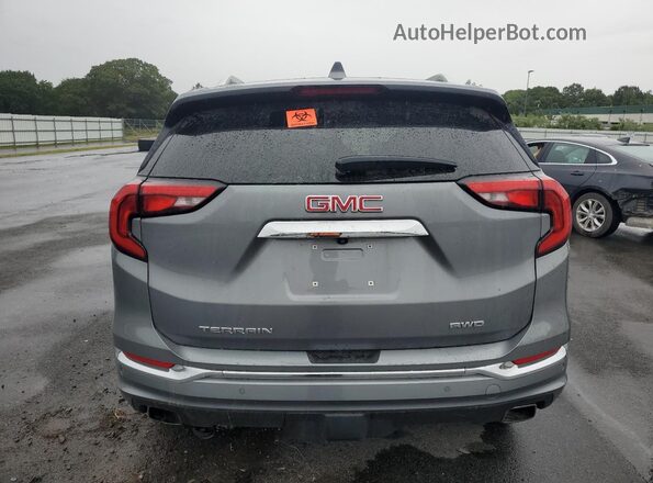 3GKALXEX2LL221489 2020 GMC TERRAIN Silver Вид ззаду