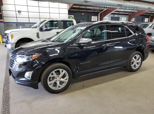 3GNAXMEV8JL100015 2018 CHEVROLET EQUINOX Black წინა მარცხენა ხედი სამი მეოთხედიდან