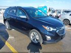 2020 Chevrolet Equinox Fwd Premier 1.5l Turbo Dark Blue vin: 3GNAXNEV1LS733714