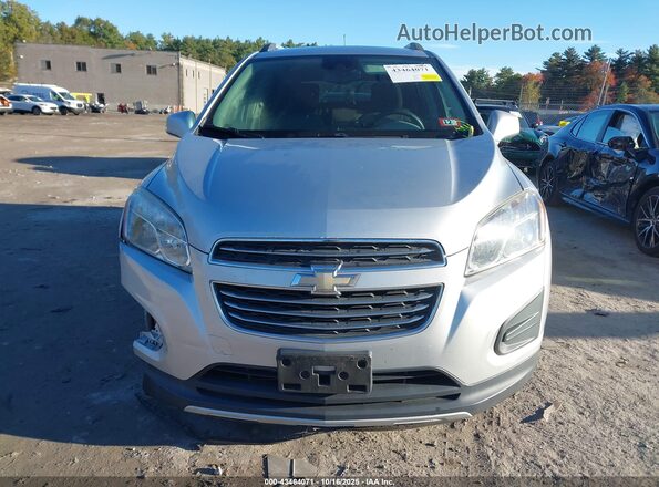 3GNCJPSB1GL204067 2016 CHEVROLET TRAX Серебряный Вид щитка приборов