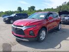 2021 Chevrolet Blazer Fwd 1lt Красный vin: 3GNKBBRA4MS509900