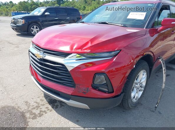 3GNKBBRA4MS509900 2021 CHEVROLET BLAZER Красный Вид спереди