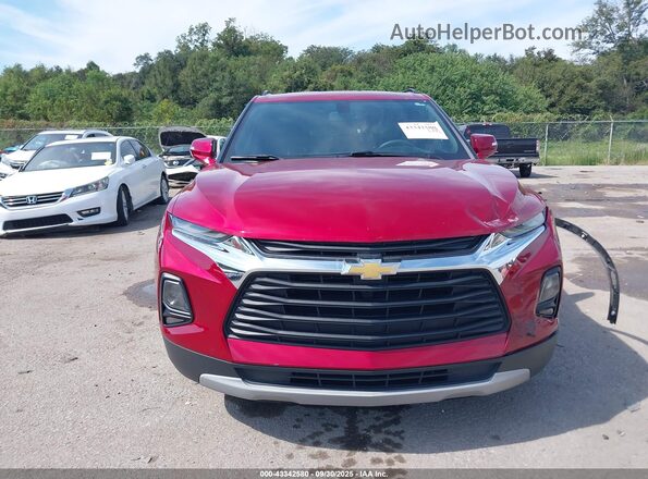 3GNKBBRA4MS509900 2021 CHEVROLET BLAZER Красный Вид щитка приборов