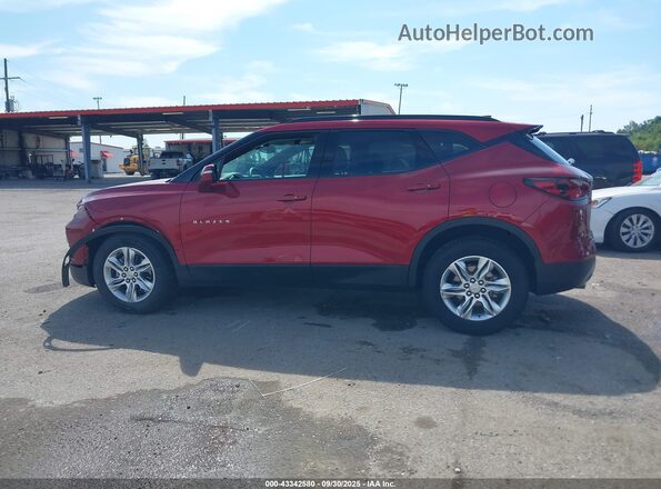 3GNKBBRA4MS509900 2021 CHEVROLET BLAZER Красный Панорамный вид салона 360°