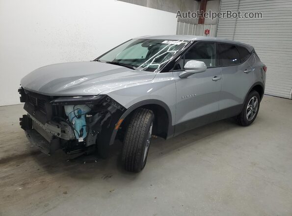 3GNKBCR43SS190244 2025 CHEVROLET BLAZER Gray Առջևի ձախ երեք քառորդ տեսարան