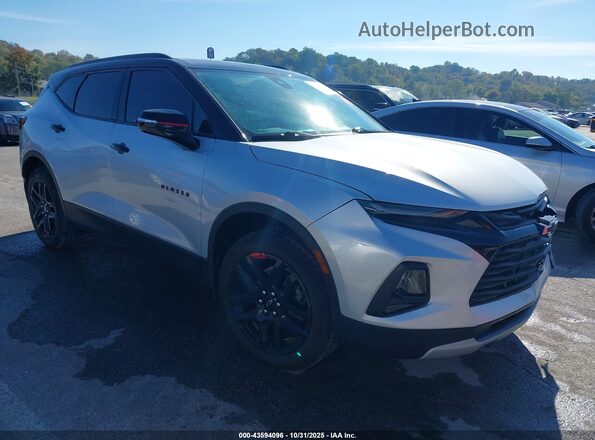 3GNKBCR46NS148462 2022 CHEVROLET BLAZER Серебряный Передняя правая четверть