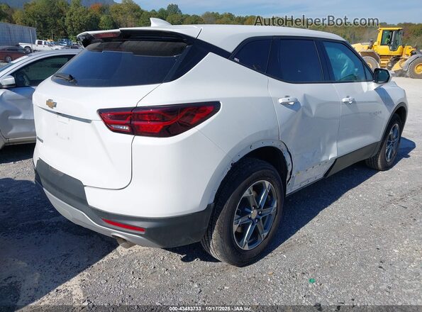 3GNKBCR49SS201859 2025 CHEVROLET BLAZER Белый Задняя правая четверть