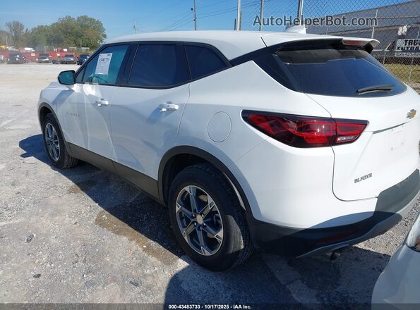 3GNKBCR49SS201859 2025 CHEVROLET BLAZER Белый Задняя левая четверть