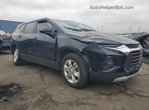 3GNKBCRS3MS501284 2021 CHEVROLET BLAZER Синий Передняя правая четверть