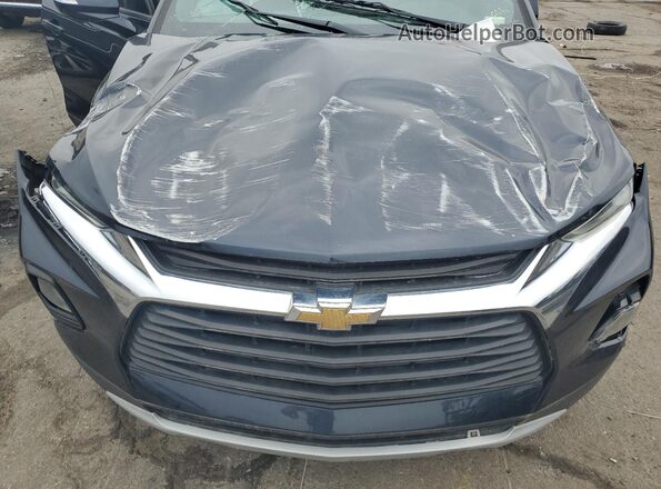 3GNKBCRS3MS501284 2021 CHEVROLET BLAZER Синий Вид задней части салона