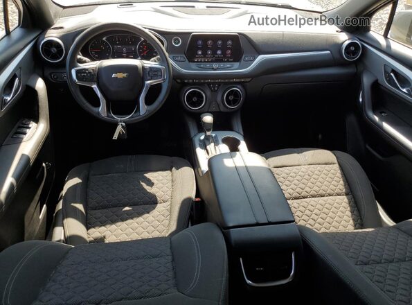 3GNKBCRS9MS545290 2021 CHEVROLET BLAZER Желто-коричневый Вид панели приборов