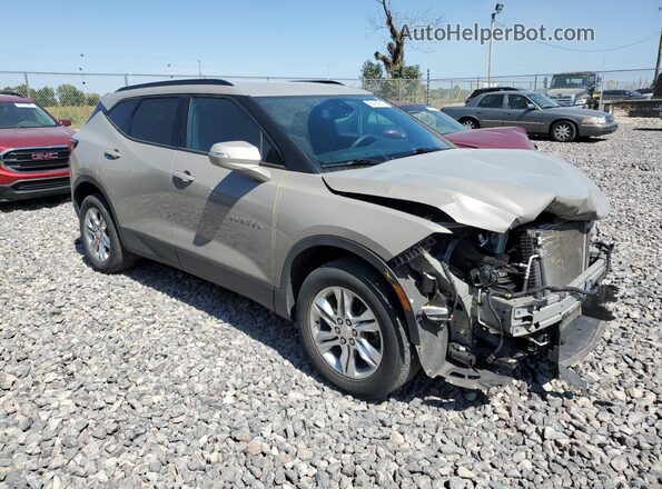 3GNKBCRS9MS545290 2021 CHEVROLET BLAZER Желто-коричневый Передняя правая четверть