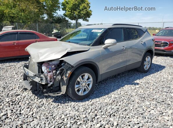 3GNKBCRS9MS545290 2021 CHEVROLET BLAZER Желто-коричневый Передняя левая четверть