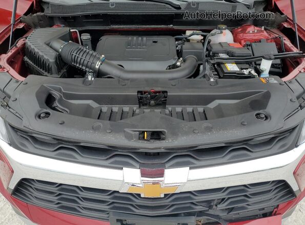3GNKBHR40SS240787 2025 CHEVROLET BLAZER Красный Вид задней части салона
