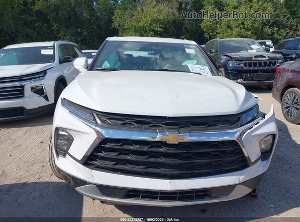 3GNKBHR45SS224892 2025 CHEVROLET BLAZER White ხელსაწყოთა პანელის ხედი