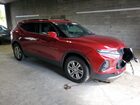 2021 Chevrolet Blazer 2lt Красный vin: 3GNKBHR4XMS507565