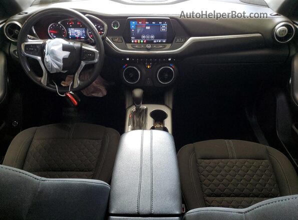 3GNKBHR4XMS507565 2021 CHEVROLET BLAZER Красный Вид панели приборов