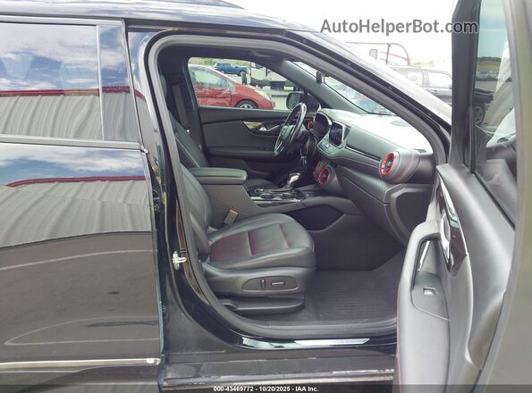 3GNKBKRS9MS505933 2021 CHEVROLET BLAZER Черный Вид салона спереди