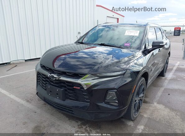 3GNKBKRS9MS505933 2021 CHEVROLET BLAZER Черный Вид спереди