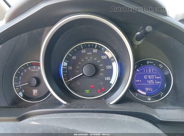 3HGGK5H50HM712184 2017 HONDA FIT Черный Вид задних сидений