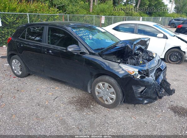 3KPA25AD7ME416556 2021 KIA RIO 5-DOOR Черный Передняя правая четверть
