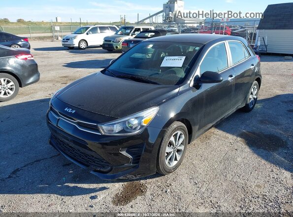 3KPA25AD8PE518162 2023 KIA RIO 5-DOOR Черный Передняя левая четверть