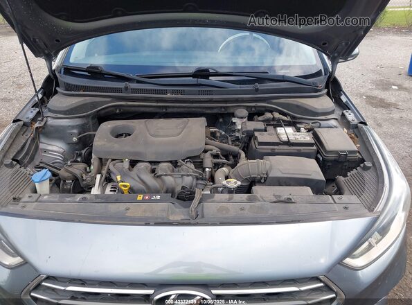 3KPC24A35KE087895 2019 HYUNDAI ACCENT Синий Вид сзади