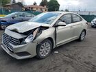 2020 Hyundai Accent Se Серебряный vin: 3KPC24A60LE121723