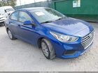 2020 Hyundai Accent Se Blue vin: 3KPC24A68LE112770