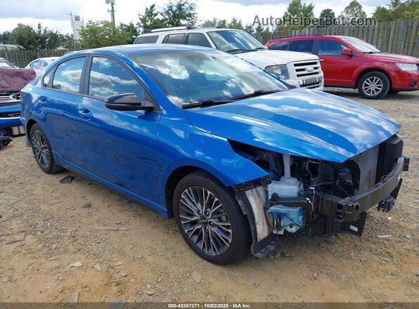 3KPF54AD2PE666797 2023 KIA FORTE Синий Передняя правая четверть
