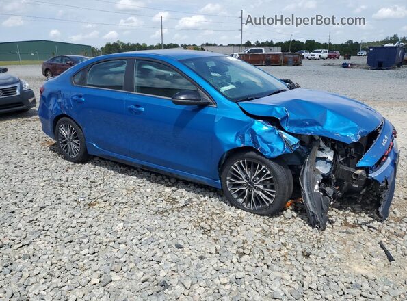 3KPF54ADXNE455103 2022 KIA FORTE Blue Front right